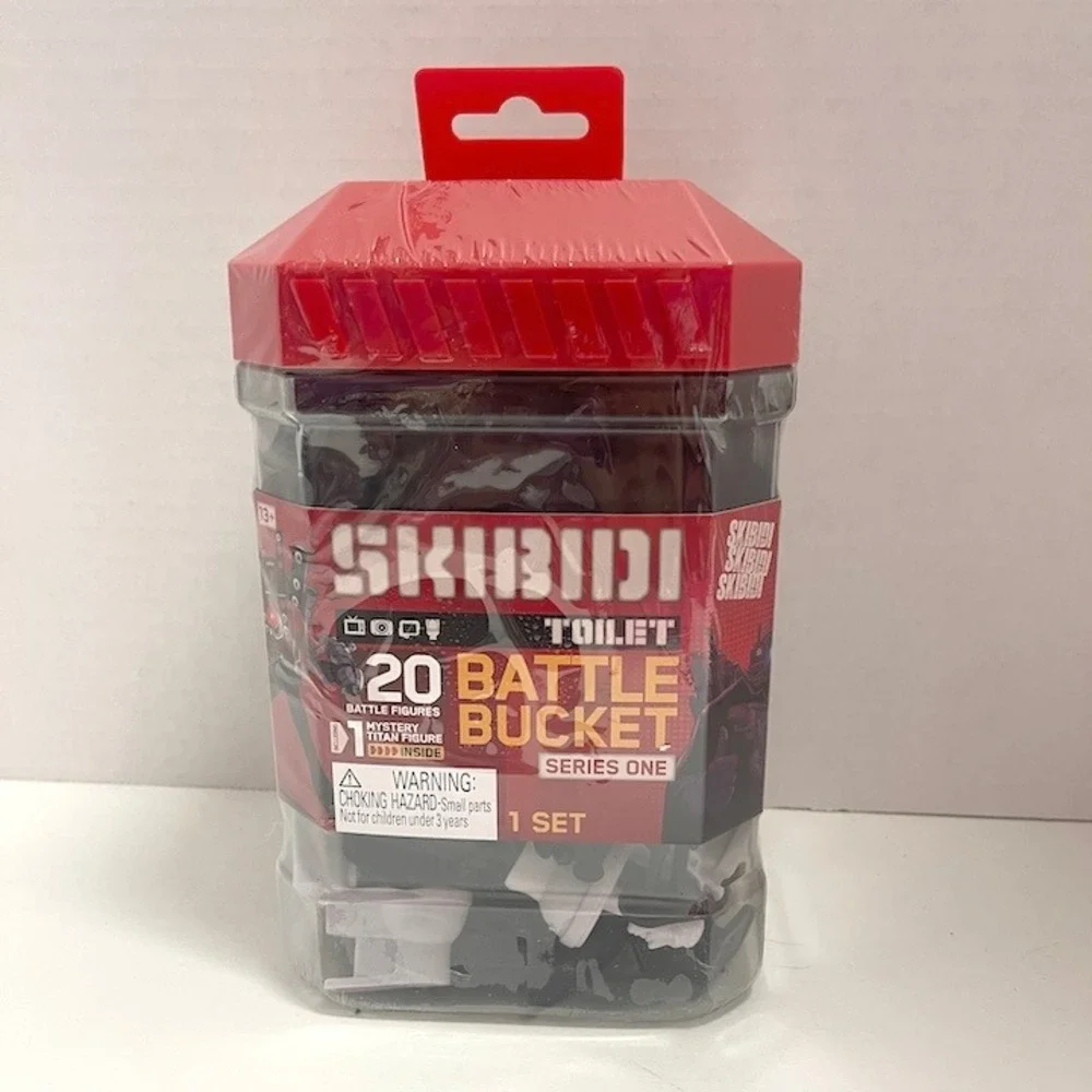Bonkers Toys Skibidi Toilet‎ Battle Bucket Series 1 20 Battle Figures New Sealed